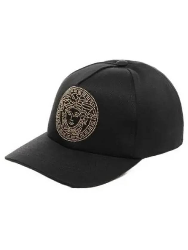 Stud Medusa Baseball Ball Cap Black - VERSACE - BALAAN 2