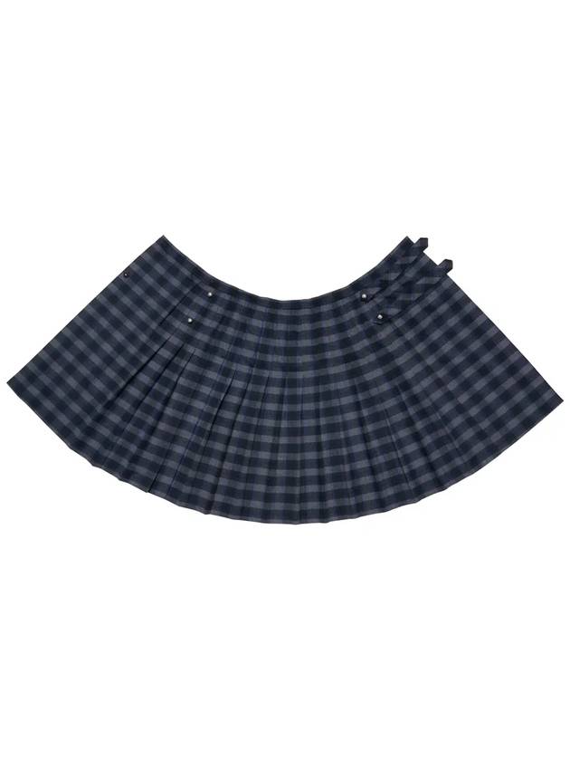 RS9seoul 100 wool high waist CD pleated skirt - RS9SEOUL - BALAAN 5