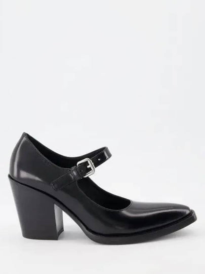 Brushed Leather Pumps Black - PRADA - BALAAN 2