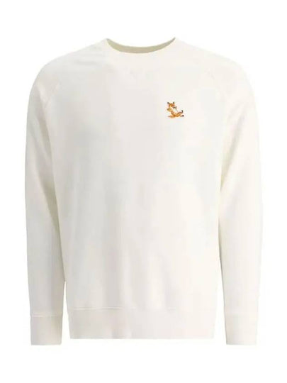 Chillax Fox Patch Classic Sweatshirt Ecru - MAISON KITSUNE - BALAAN 2