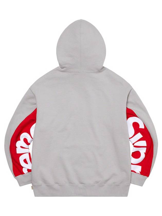 Cropped Panels Hooded Sweatshirt Gray - SUPREME - BALAAN 2