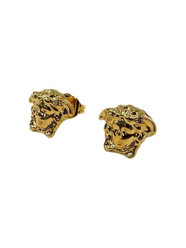 Medusa Head Stud Earrings Gold - VERSACE - BALAAN 3