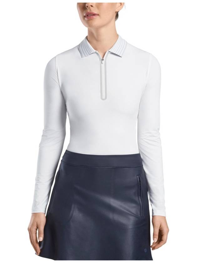 Featherweight Zip Polo White - G/FORE - BALAAN 2