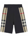 Kids Check Panel Pants Black 8050393 - BURBERRY - BALAAN 1