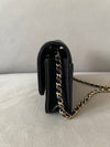 Classic phone holder bag chain caviar black gold AP3744B - CHANEL - BALAAN 6