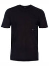 Small Logo Pocket Cotton Short Sleeve T-Shirt Black - CP COMPANY - BALAAN 6