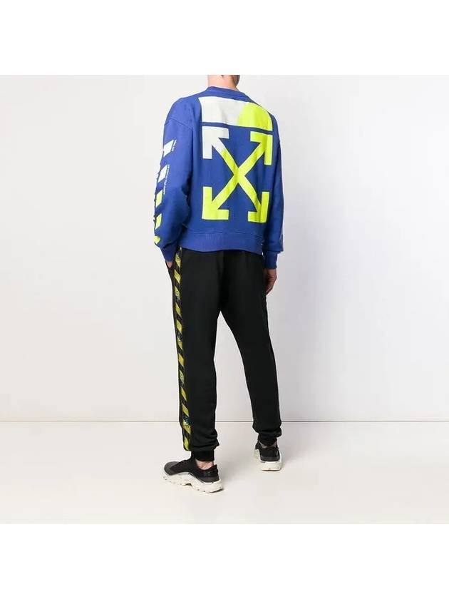 arrow printing sweatshirt blue - OFF WHITE - BALAAN 7