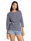 Galathee Striped Sailor Long Sleeve T-Shirt Marine Neju - SAINT JAMES - BALAAN 2