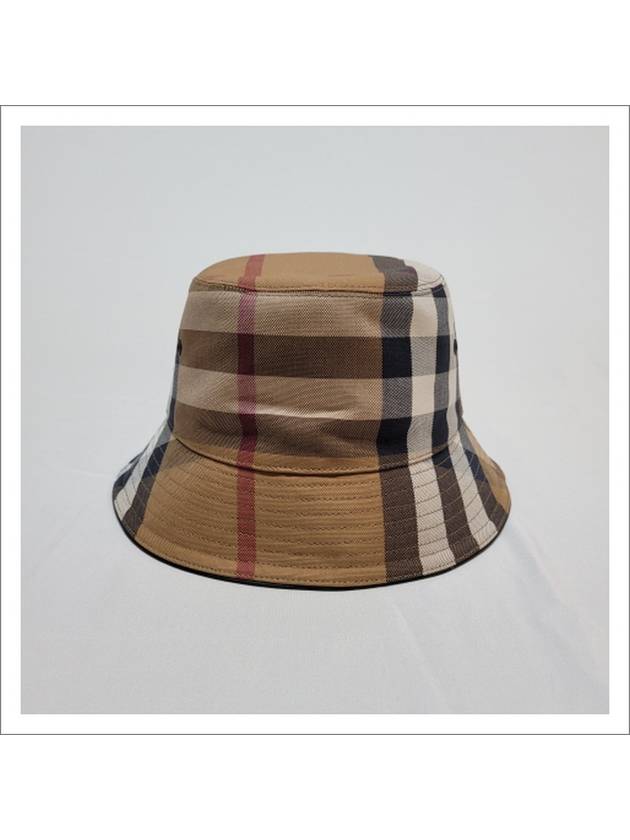 House Check Bucket Hat Brown - BURBERRY - BALAAN 4