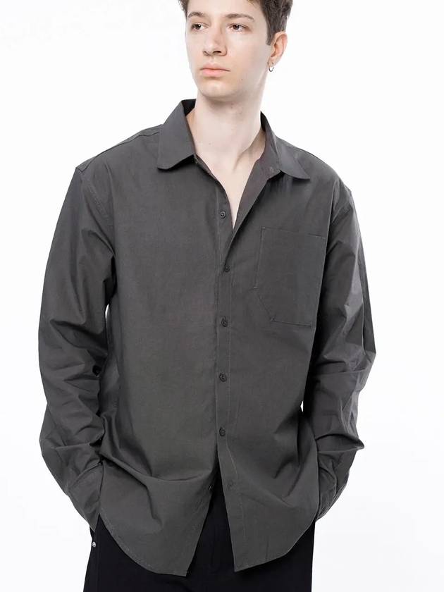 Men s M243SH01BR Standard Polygon Pocket Shirt Dark Brown - CHANCE'S NOI - BALAAN 2