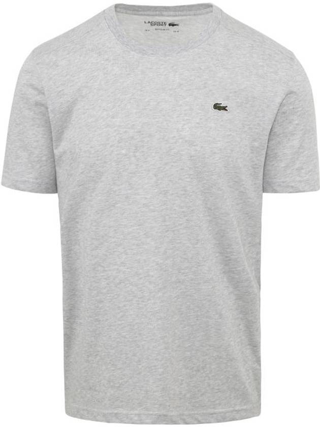 Men's Small Logo Sports Breathable Short Sleeve T-Shirt Grey - LACOSTE - BALAAN 2