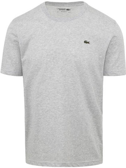 Men's Small Logo Sports Breathable Short Sleeve T-Shirt Grey - LACOSTE - BALAAN 2