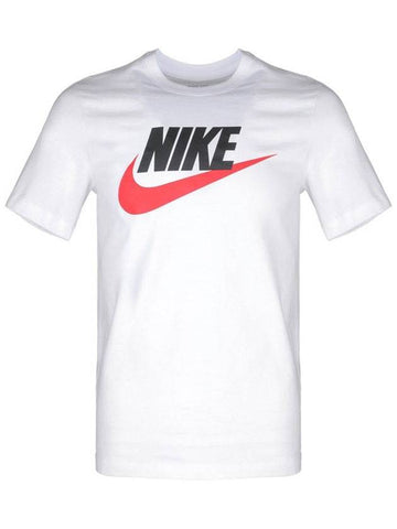 Futura Icon Short Sleeve T-Shirt White - NIKE - BALAAN 1