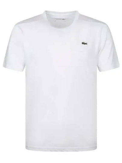 Men's Small Logo Sports Breathable Short Sleeve T-Shirt White - LACOSTE - BALAAN 2