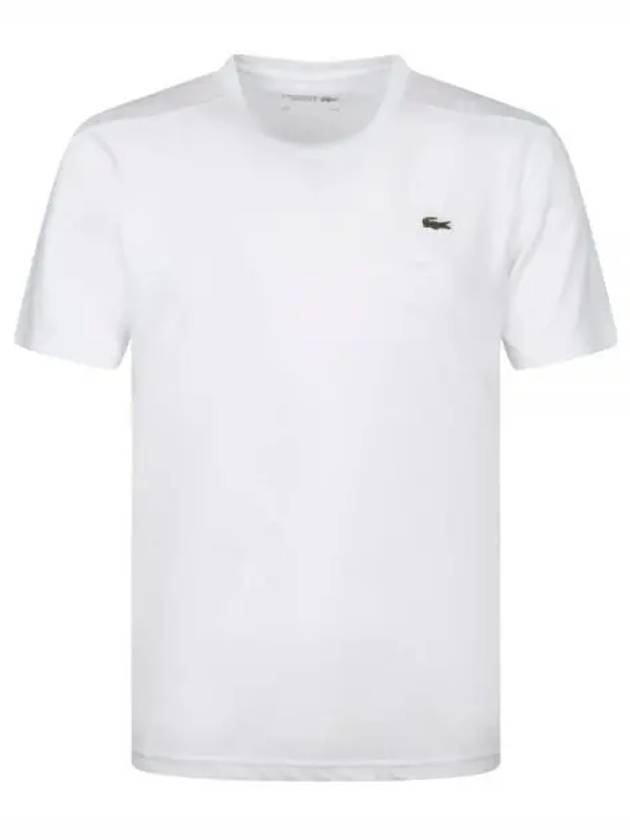 Men's Small Logo Sports Breathable Short Sleeve T-Shirt White - LACOSTE - BALAAN 2