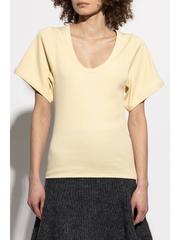 By Malene Birger Top Lunai, Women's, Yellow - BY MALENE BIRGER - BALAAN 3