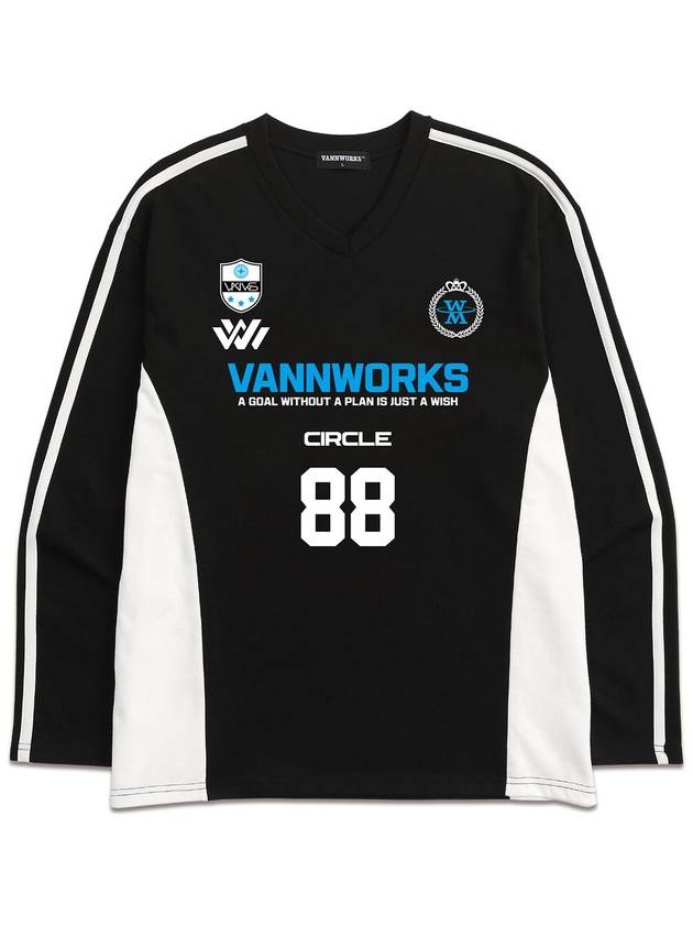 Heavyweight two-tone uniform logo jersey long sleeve VLS0035 - VANN WORKS - BALAAN 6