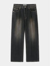 DPT 005 Damaged washed denim pants Vintage black - INDUST - BALAAN 6