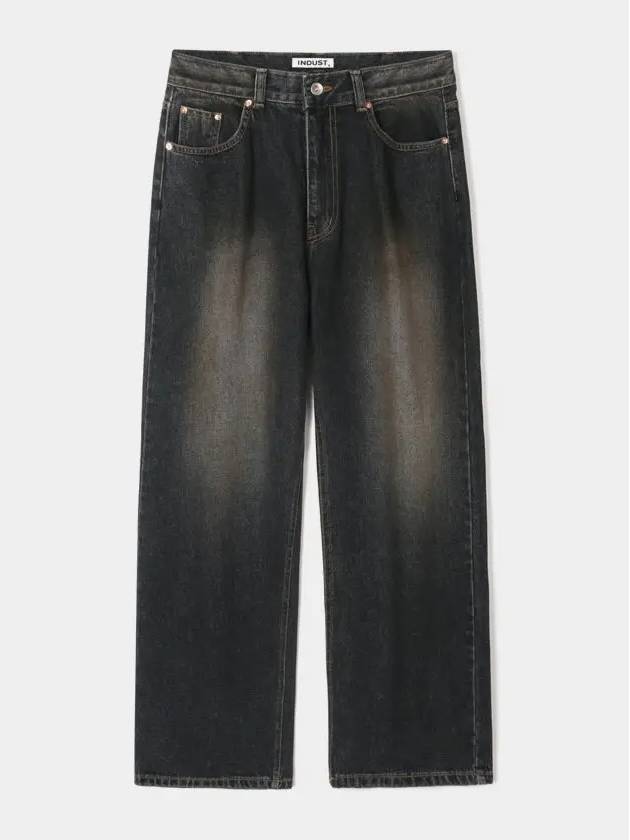 DPT 005 Damaged washed denim pants Vintage black - INDUST - BALAAN 6