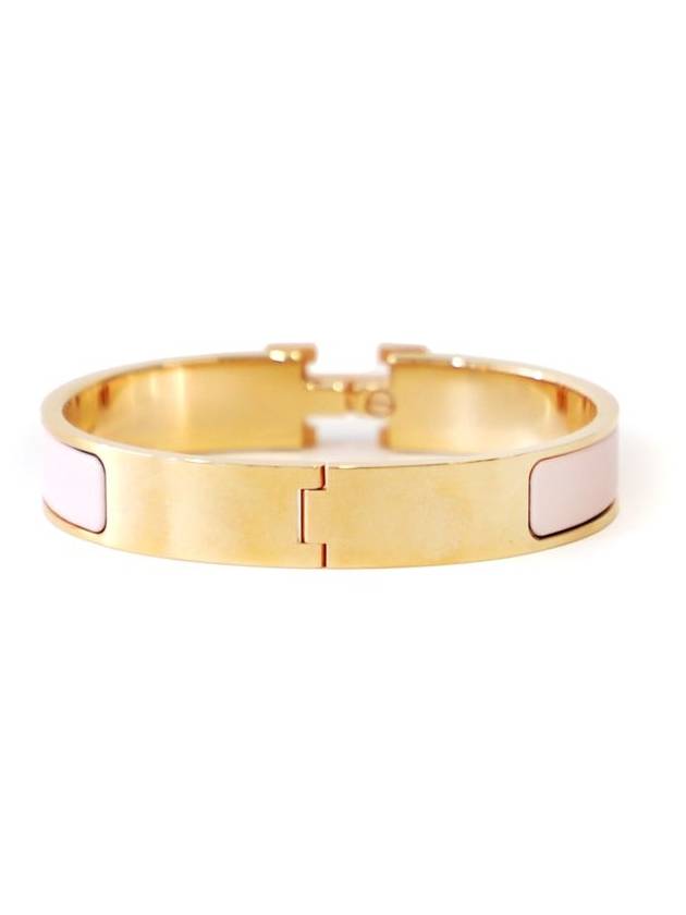 Hermes H700001 Blanc White Rose Gold Click Ache PM Bracelet - HERMES - BALAAN 5