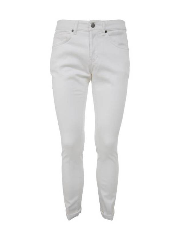 Denim Straight Pants UP232 BS0030U PTD 000 WHITE - DONDUP - BALAAN 1