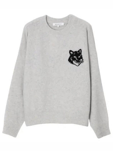 Foxhead Intarsia Comfort Jumper - MAISON KITSUNE - BALAAN 1