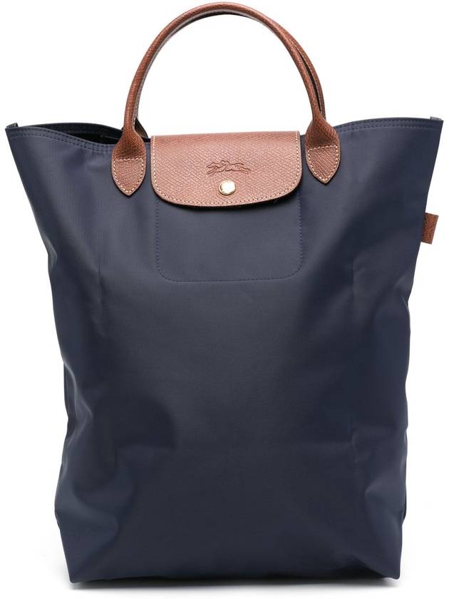 Le Pliage Original Medium Tote Bag Navy Women s - LONGCHAMP - BALAAN 4