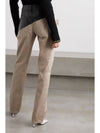 Bottega Veneta Brown Leather Jeans - BOTTEGA VENETA - BALAAN 4