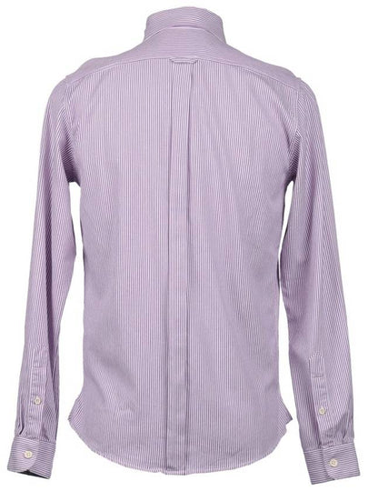 Purple Striped Button Down Shirt - GOLDEN GOOSE - BALAAN 2