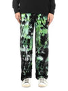 Men's Tie Dye Denim Jeans Green - AMI - BALAAN 2