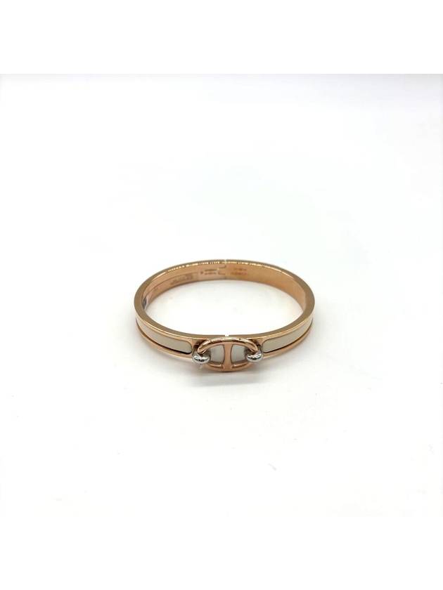 Mini Clic Chaine D'Ancre Bracelet Rose Gold - HERMES - BALAAN 3