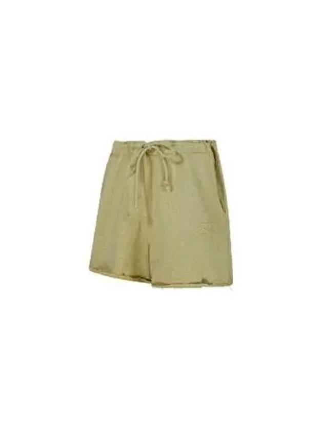 short pants T3682 762 LEEK GREEN - GANNI - BALAAN 3