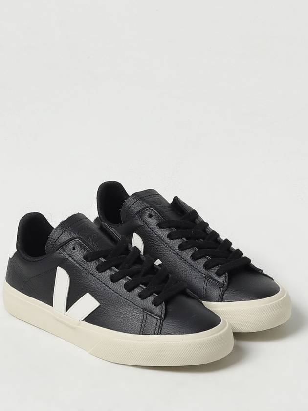 Campo leather low top sneakers black - VEJA - BALAAN 3