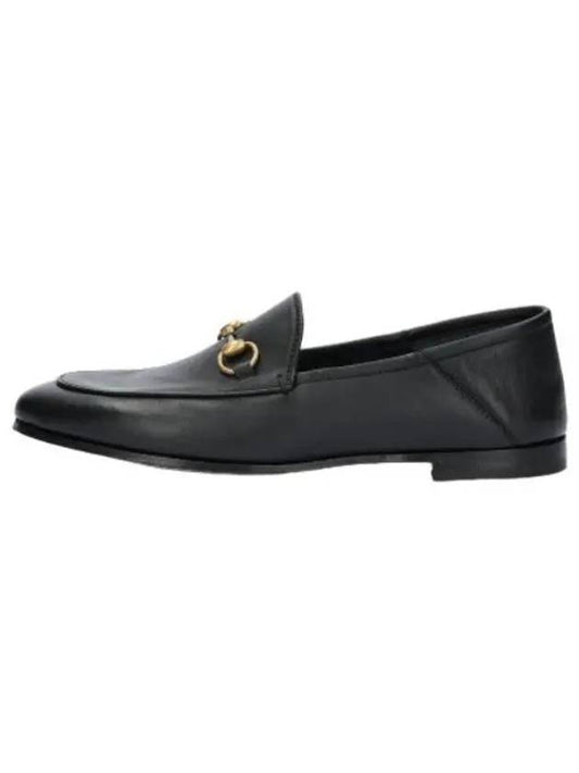Leather Horsebit Loafer Black Shoes - GUCCI - BALAAN 1