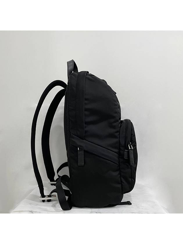 Triangle Logo Re-Nylon Backpack Black - PRADA - BALAAN 5