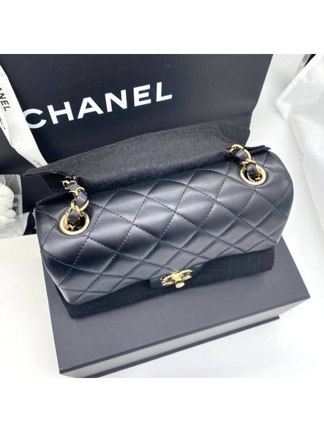 Classic Flap Mini Lambskin Shoulder Bag Black - CHANEL - BALAAN 6