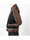 J-Blink Color Block Biker Jacket Black Brown - DIESEL - BALAAN 4