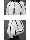 Women's Urcissee Fleece Bomber Jacket White - MOOSE KNUCKLES - BALAAN 6