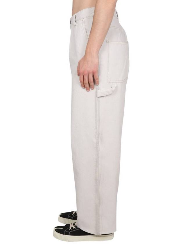 Denim Straight Pants S50LA0217 S30857961 WHITE - MAISON MARGIELA - BALAAN 4