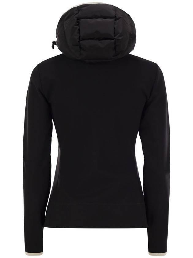 Grenoble Two Material Hood Padded Black - MONCLER - BALAAN 3