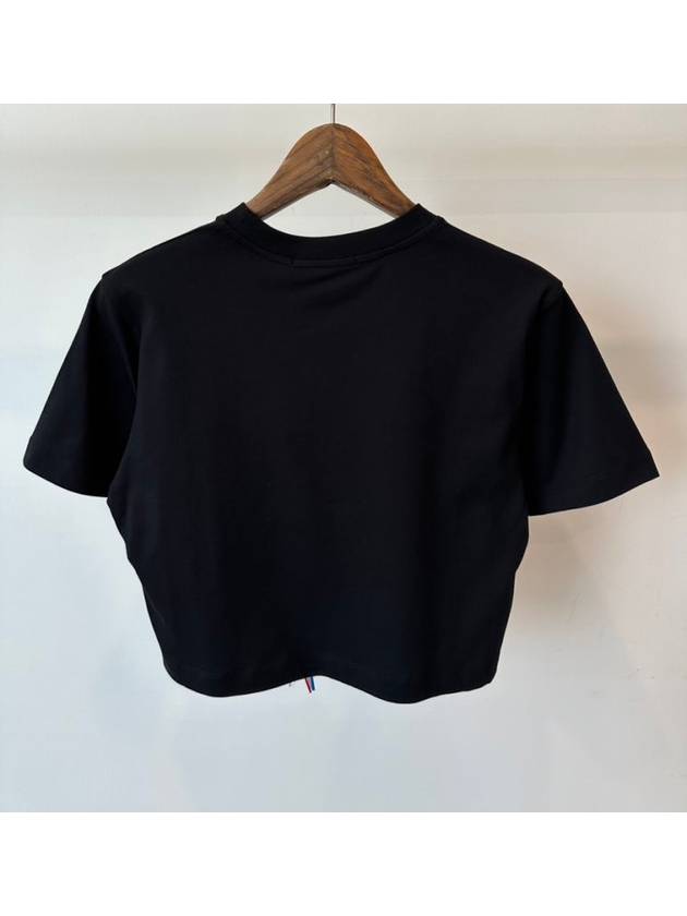 Crop T-Shirt 3442MDM130 Black WOMENS M L - MSGM - BALAAN 2