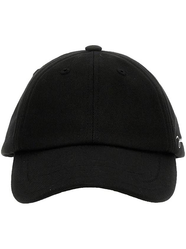 La Casquette Jacquemus Signature Ball Cap Black - JACQUEMUS - BALAAN 2