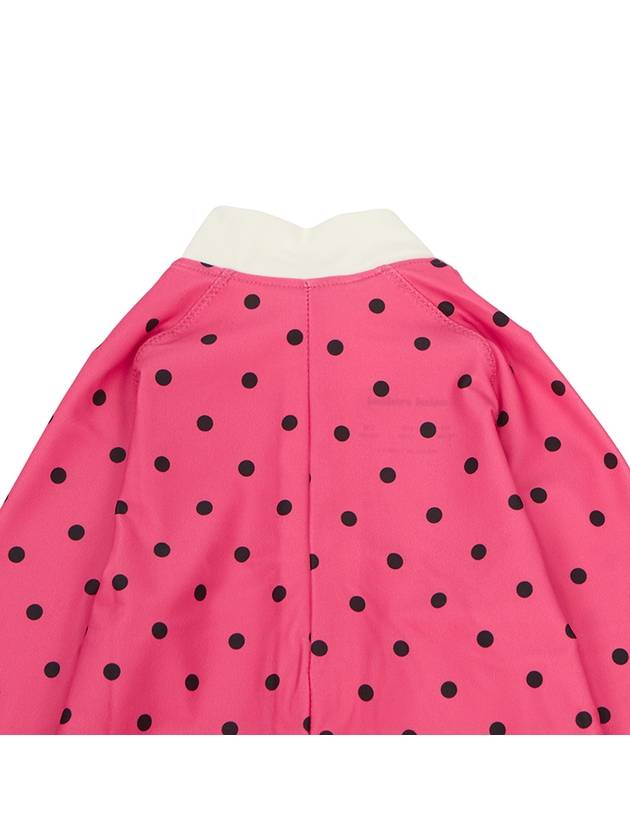 Polka dot baby swimsuit 2328010328 PINK - MINI RODINI - BALAAN 4