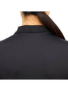 Women's Golf Logo Short Sleeve PK Shirt Black - HYDROGEN - BALAAN 8