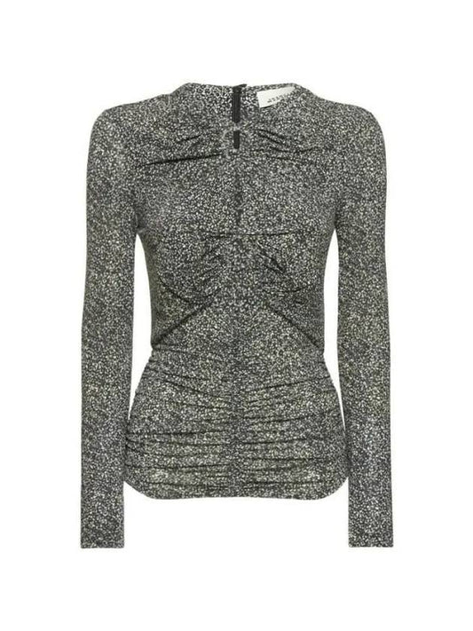 JONELI Cutout Shirring Top HT0066FA A1K32I 01BK - ISABEL MARANT - BALAAN 1