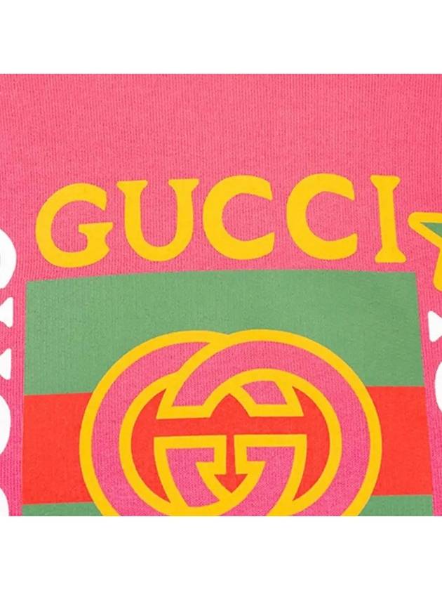 Kids Logo Print Hoodie 611220 XJCP4 5199 - GUCCI - BALAAN 4