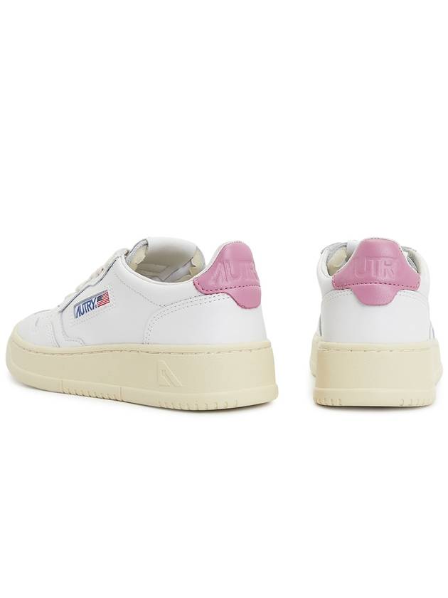 Medalist Pink Tab Low Top Sneakers White - AUTRY - BALAAN 7