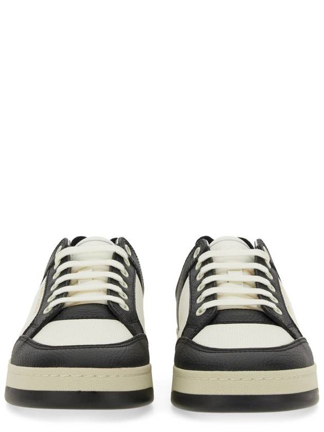 SL 61 Low Top Sneakers Black White - SAINT LAURENT - BALAAN 7