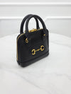 Horsebit 1955 Top Handle Mini Black 640716 - GUCCI - BALAAN 3