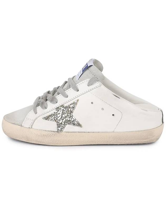 Silver Glitter Superstar Women’s Sabot Sneakers GWF00110 F001722 81194 - GOLDEN GOOSE - BALAAN 4